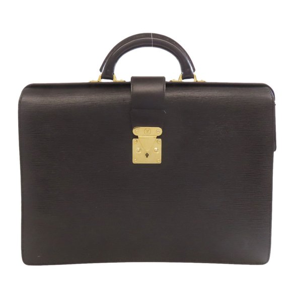 Louis Vuitton M53305 Serviette Fermoir Bag in Epi Leather for Men - Picture 1 of 11